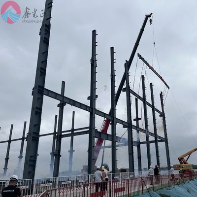 페인트 스틸 빔 웨어하우스 프리 팩 스틸 웨어하우스 빌딩 CE 인증서