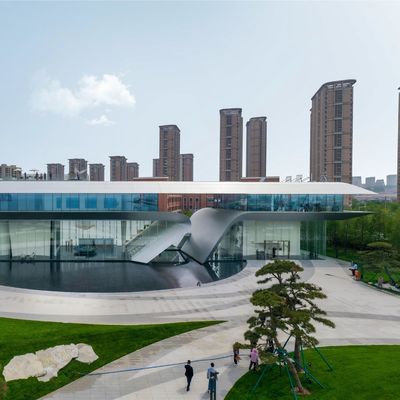 SGS 스틸 프레임 오피스 빌딩 Q235B 바다 전망 금속 프레임 빌딩
