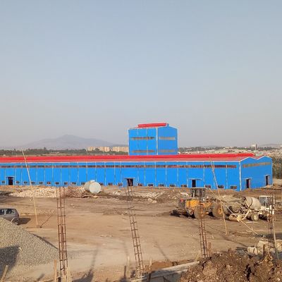 PVC 창문 철강 구조 작업실 사용자 지정 철강 창고 작업실