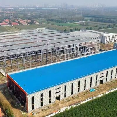 부식 내성 전공 금속 창고 건물 OEM 포털 프레임