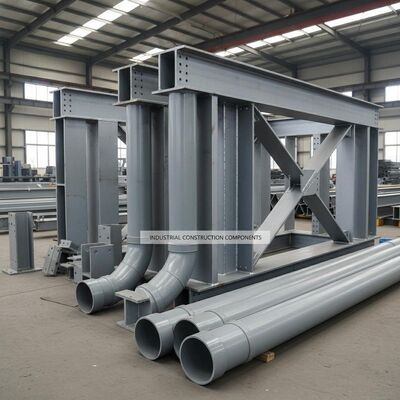 PVC Downpipe Steel Main Steel Frame H Section Steel Structural Components for Industrial Construction Projects Durable