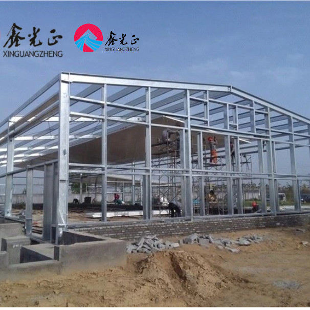 PVC 단열을 가진 H 섹션 스틸 전조 가축 농장 집